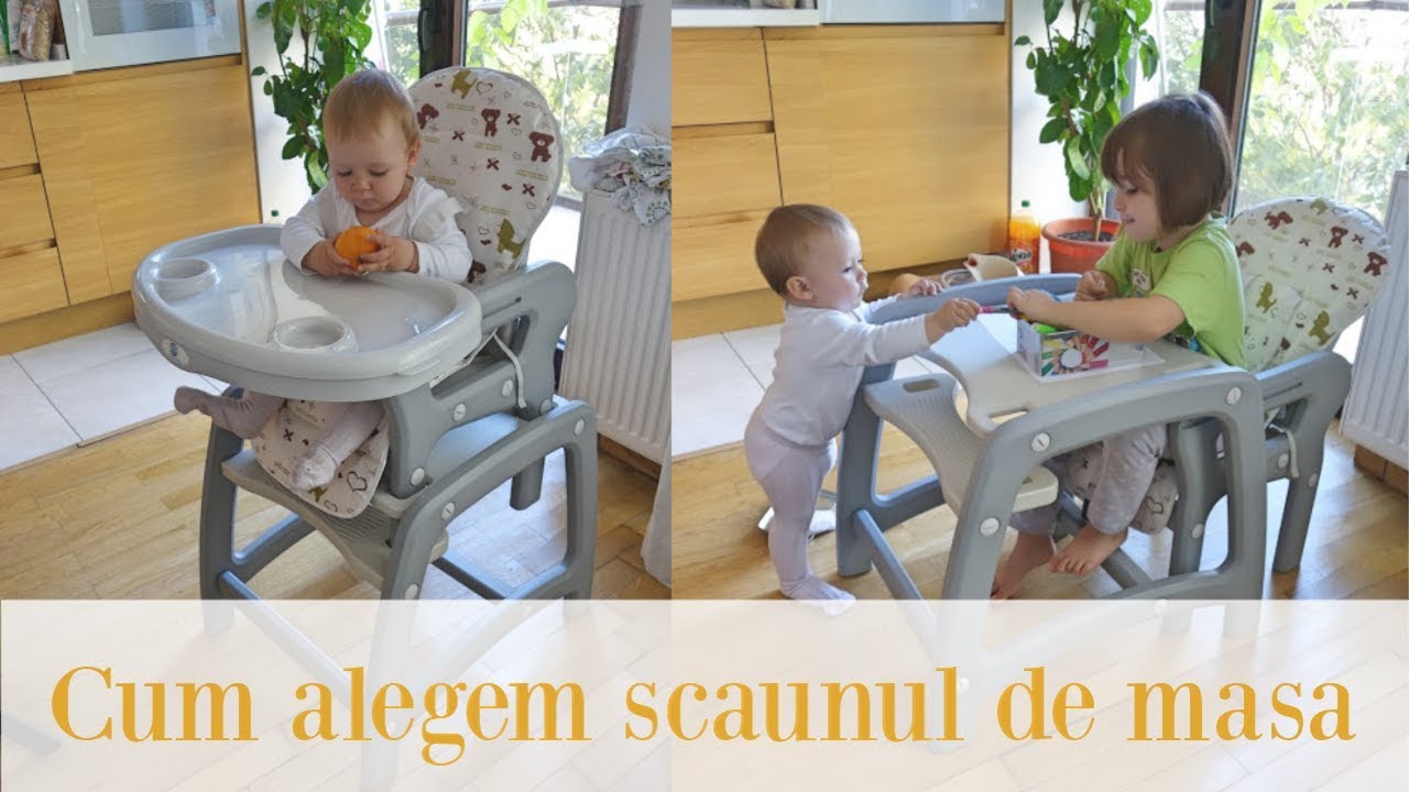 Cum alegem scaunul de masa pentru bebelus | Scaunel 2 in 1 Kidscare