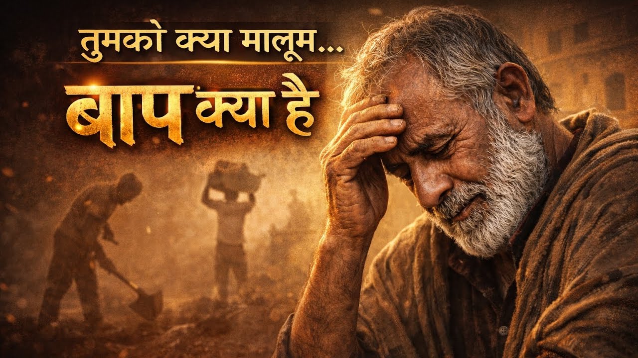 1️⃣ जिसने सुना रो पड़ा… तुमको क्या मालूम बाप क्या है |