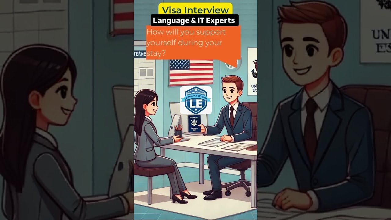 The US Visa interview presentation. #languagexperts #visa #visapreparation #interview