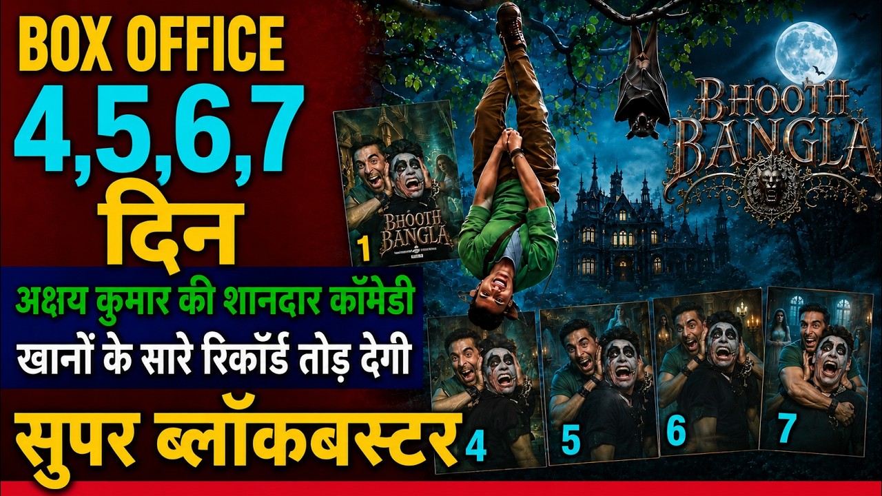 Bhoot Bangla Day 7 Worldwide Box Office Collection | Horror Comedy Creates New Record