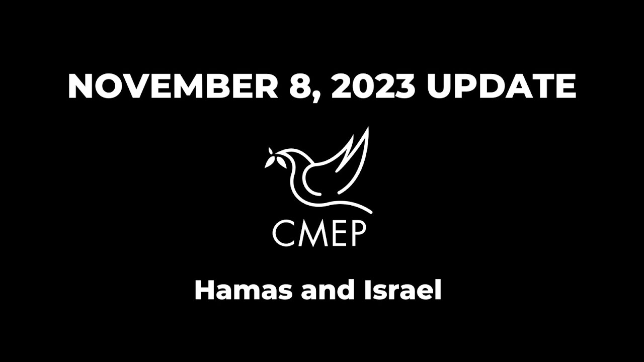 Nov 8 Update with CMEP's ED Rev. Dr. Mae Elise Cannon
