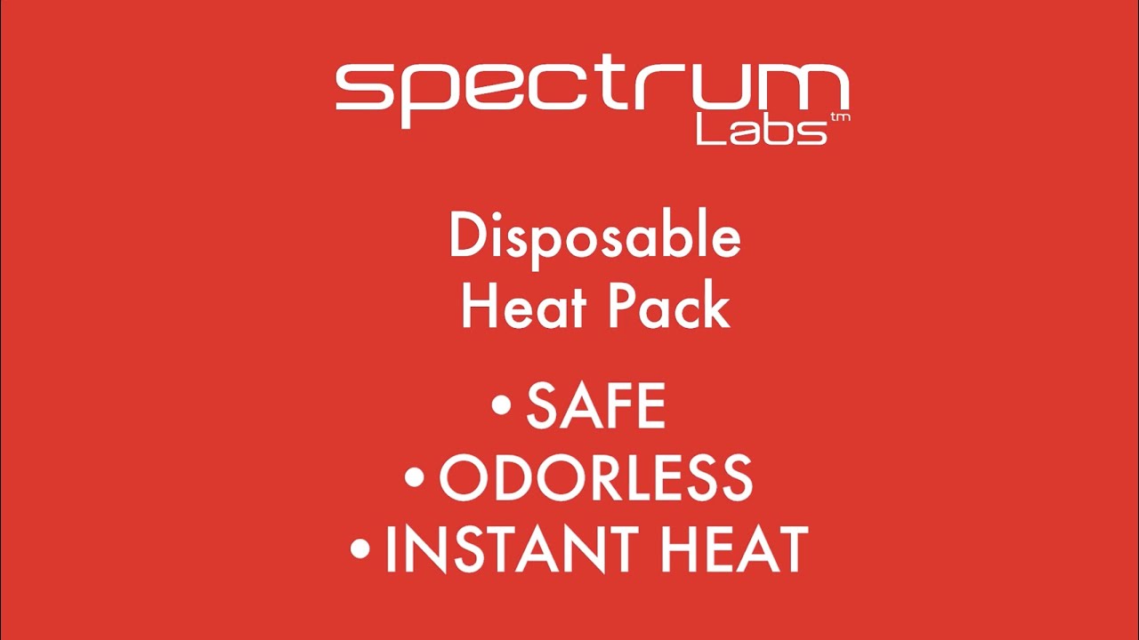 How to use Spectrum Labs Disposable Heat Pack