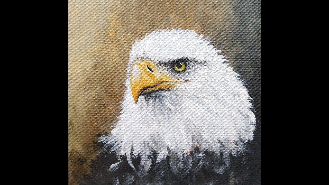 Acrylic Painting | Drawing an eagle | Satisfying Art | Живопис акрилом | Eagle | Малюємо орла