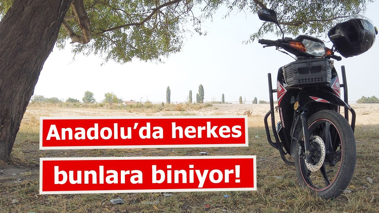 Bütün Anadolu böyle motosikletlere biniyor: 50 CC yarı otomatik vitesli motoru değerlendirdim