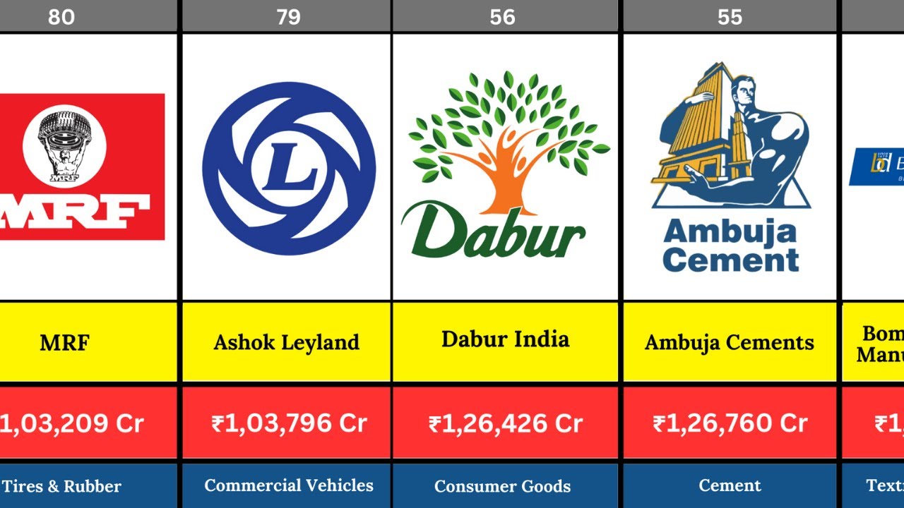 Top 100 Companies Of India By Net worth | Data Field