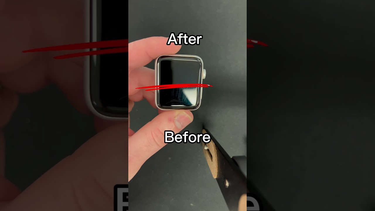 From worn to wow! Let&rsquo;s get rid of those scratches! #repair #watch