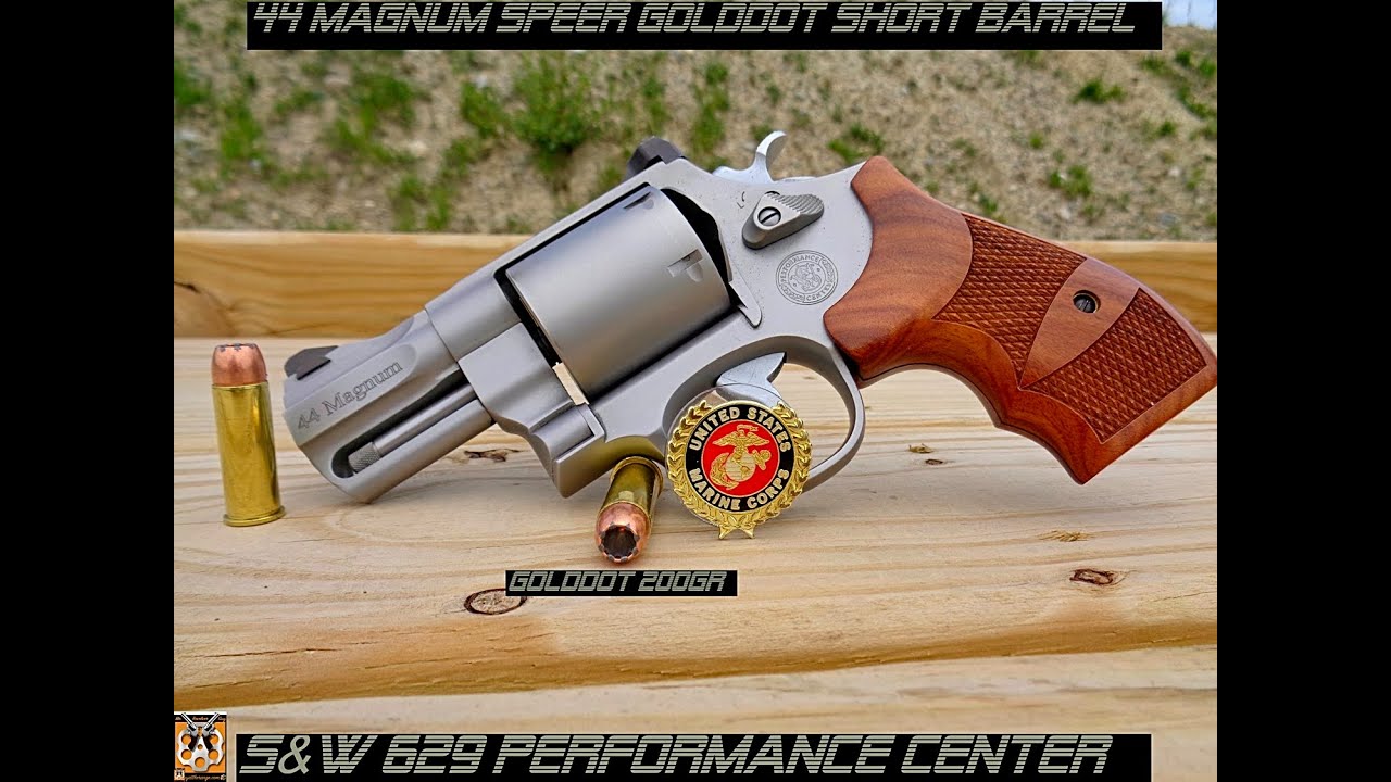 44Magnum Speer Gold Dot Short Barrel: S&W 629 Performance Center