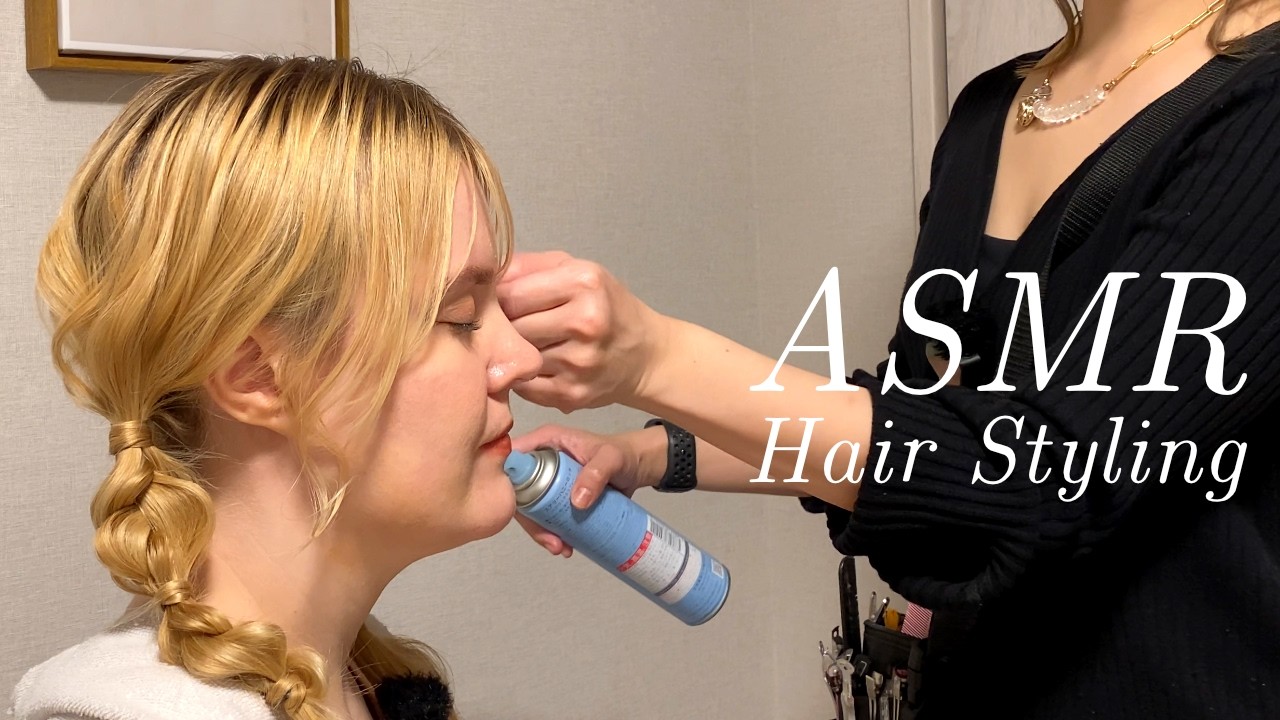 ASMR Japanese Twin Tail Braids (Unintentional ASMR)