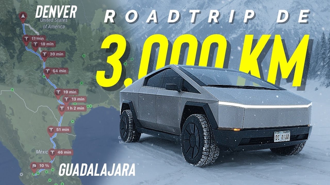 Roadtrip de 3,000 km en Cybertruck: De Denver a Guadalajara cruzando la frontera 🇺🇸🇲🇽