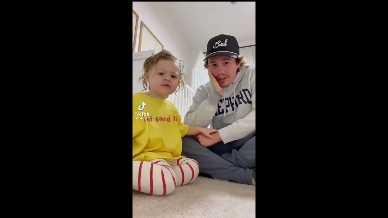 Marleigh with her father | Missing Uncle Chris | Yeet baby| Tik tok TV.21
