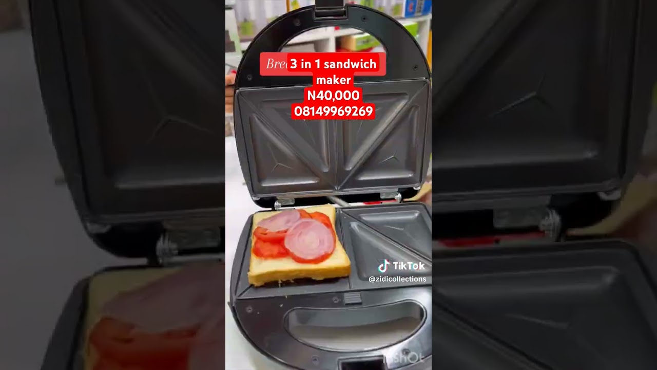 3 in 1 sokany sandwich maker #waffles #toaster #grill #breakfastmaker #kitchenware #kitchenutensils