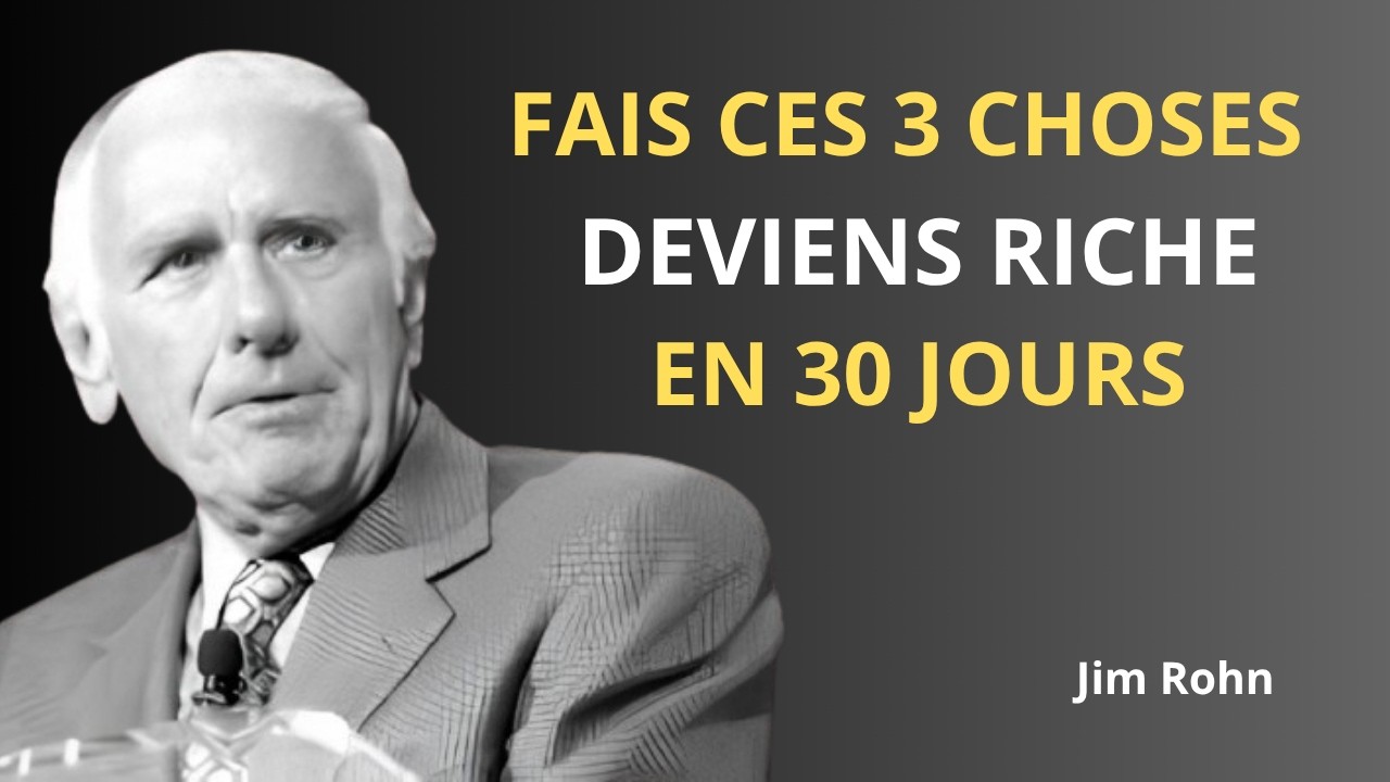 &Agrave; 5 heures du matin, faites ces 3 choses, et devenez riche en 30 jours | D&eacute;fi Jim Rohn.