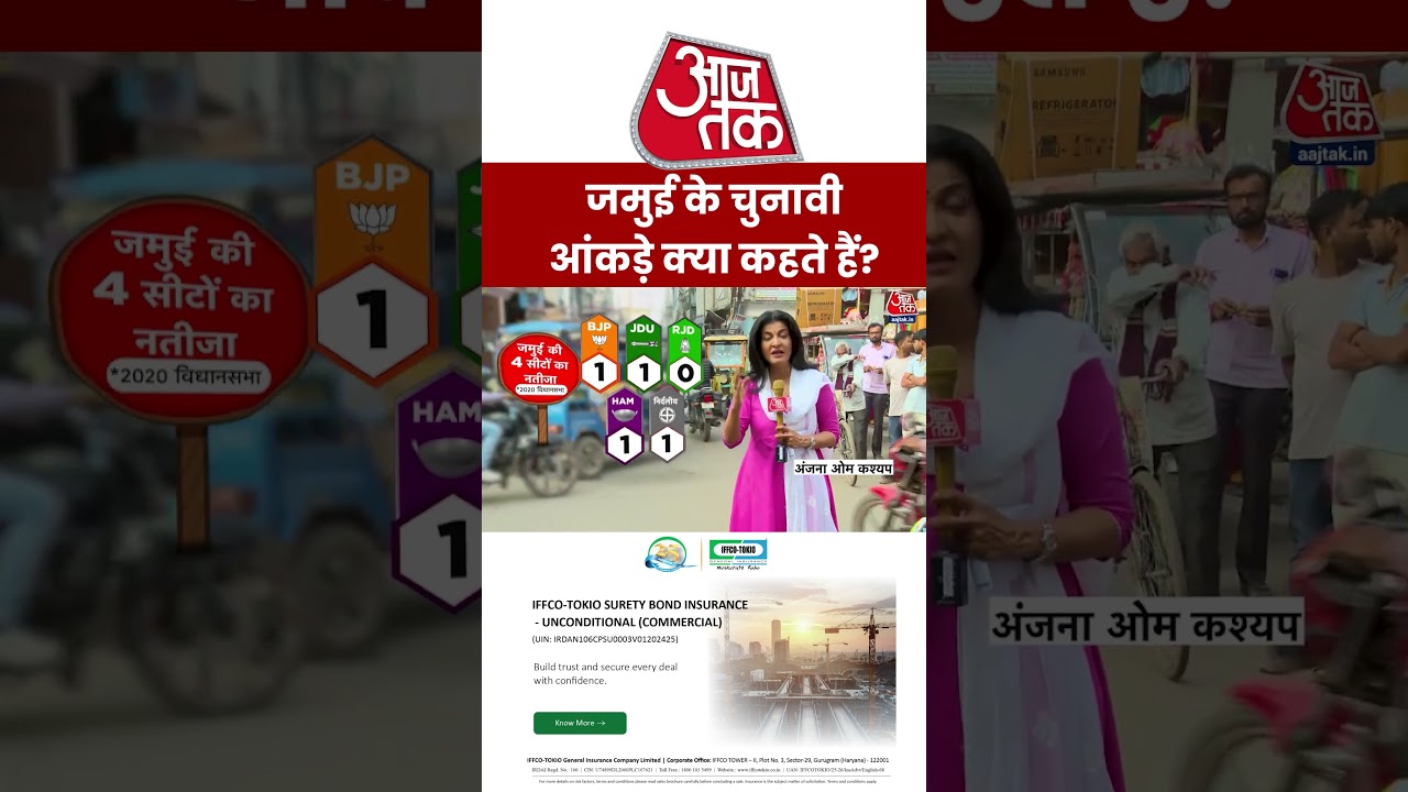 Jamui के चुनावी आंकड़े क्या कहते हैं? | Anjana Om Kashyap | #shorts #viral #biharelection