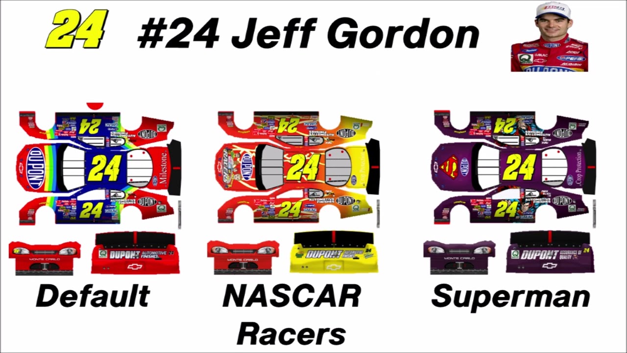 NASCAR Thunder 2004 (Vanilla Plus) (1999 Cup) Paint Schemes