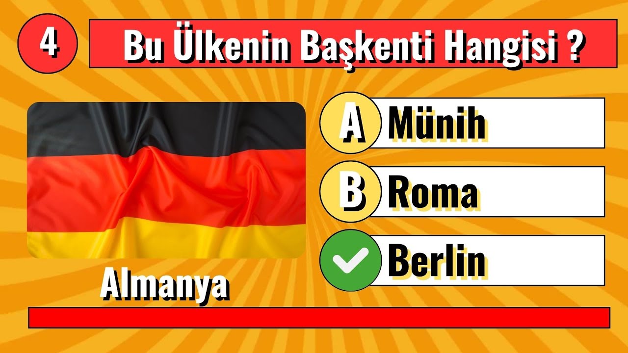 Bu Ülkenin BAŞKENTİ Hangisi ❓ 50 Soru 🎯 Başkent BULMACA