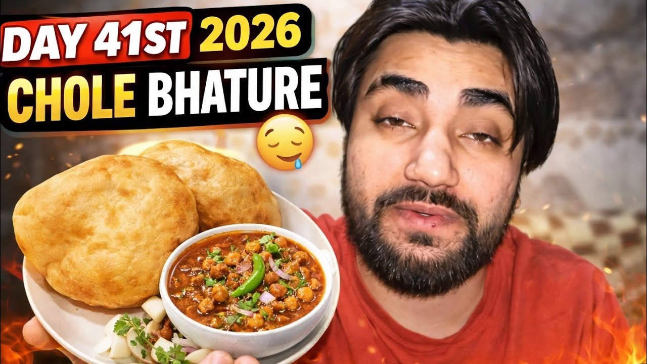 Day 41st 2026 || Chole bhature 😘 #vlog #explorepage #trending #viral #youtube #likeandsubscribe #👍