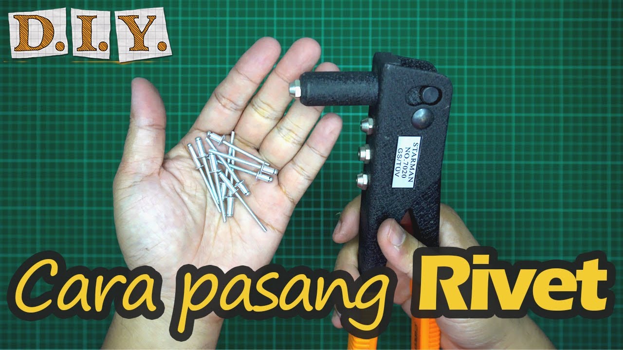 DIY18 Cara Pasang Rivet