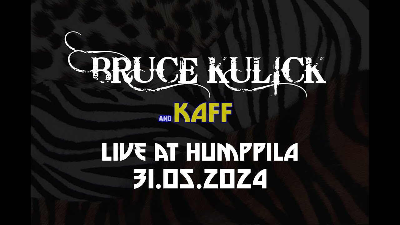 BRUCE KULICK w/KAFF, live at Humppila 31.05.2024
