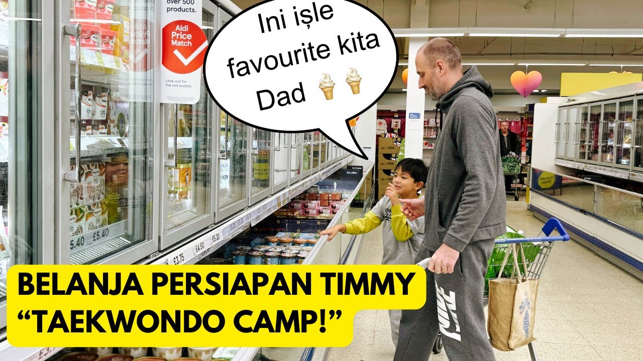 BELANJA PERSIAPAN BUAT TIMMY “TAEKWONDO CAMP”