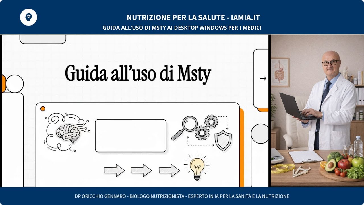 GUIDA ALL’USO DI MSTY AI DESKTOP WINDOWS PER I MEDICI