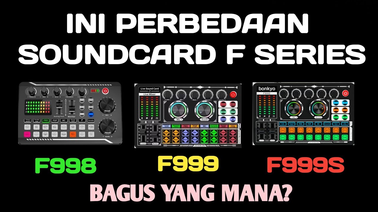 PERBEDAAN SOUNDCARD F SERIES