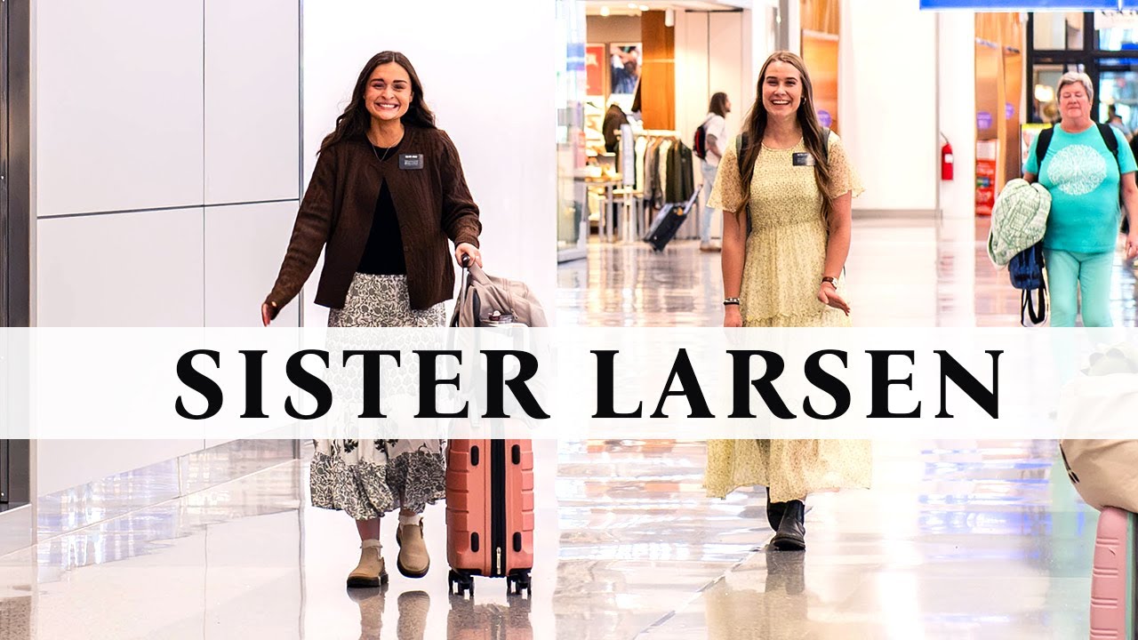 Sister Larsen is Home!  Larsen Family Reunited
