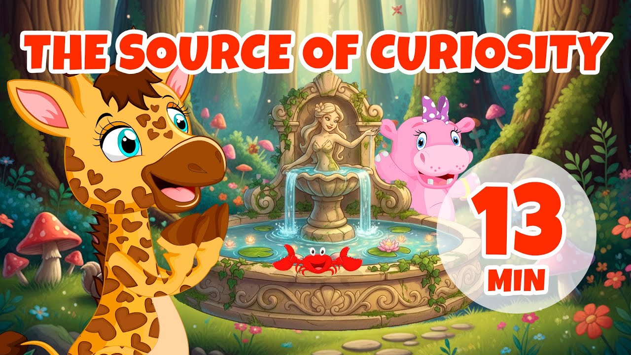 The Fountain of Curiosity - 13 min Giramille | Nursery Rhymes and Kids Songs