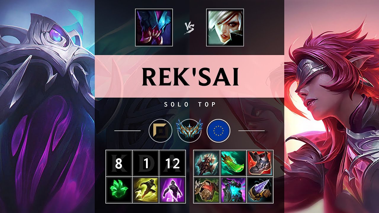 Rek'Sai Top vs Riven - EUW Challenger Patch 25.20
