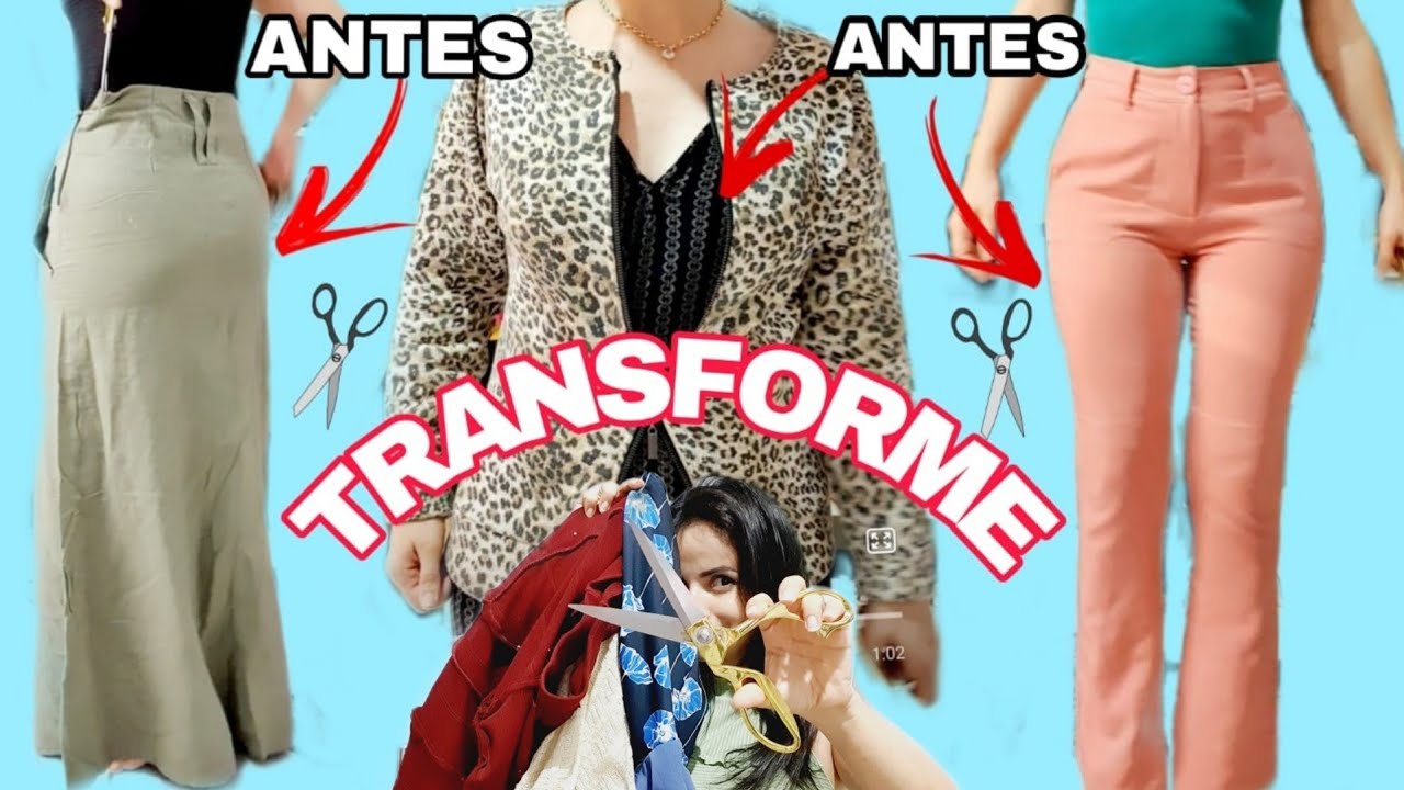 TRANSFORME ROUPAS VELHAS com DICAS de CUSTOMIZAÇÃO | 3 ideias para TRANSFORMAR suas ROUPAS diy