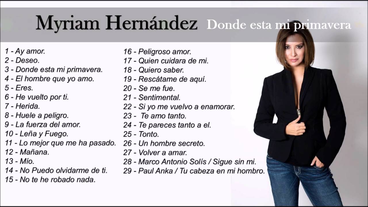 Myriam Hernandez - Grandes Exitos