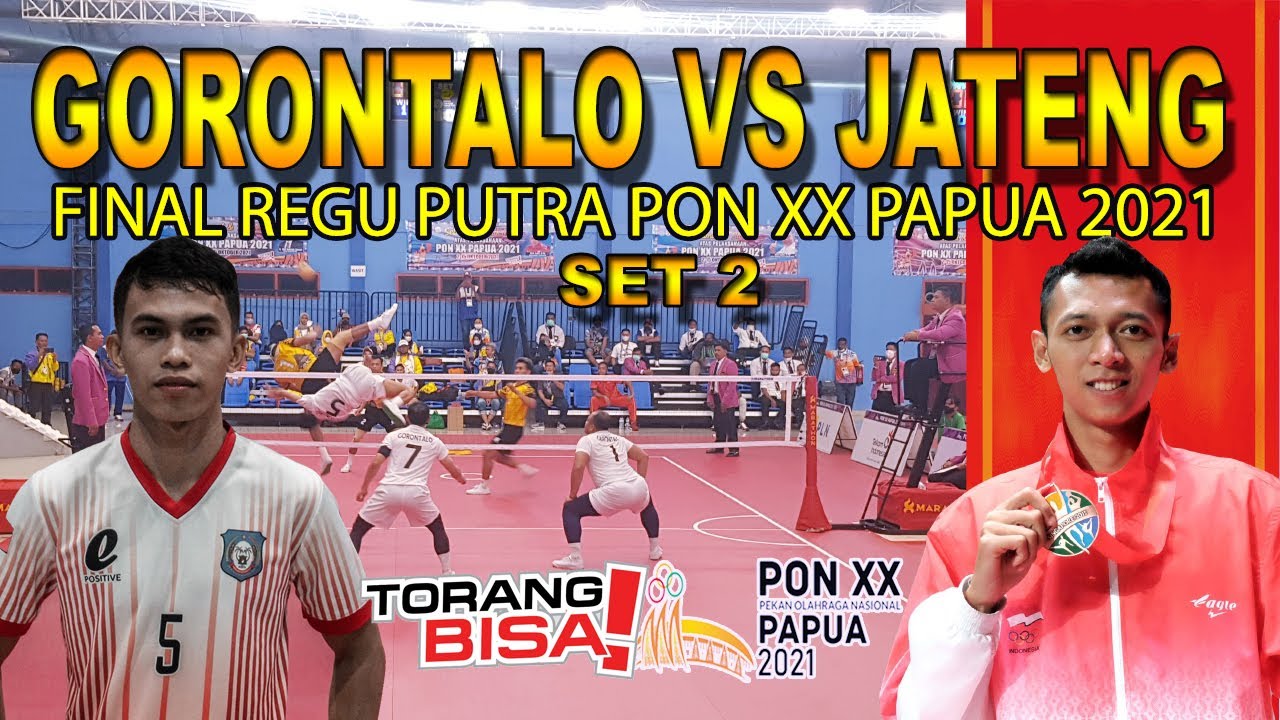 FINAL PALING MENEGANGKAN DI PON XX PAPUA 2021, JATENG Hampir Game, GORONTALO Akhirnya Juara, SET 2