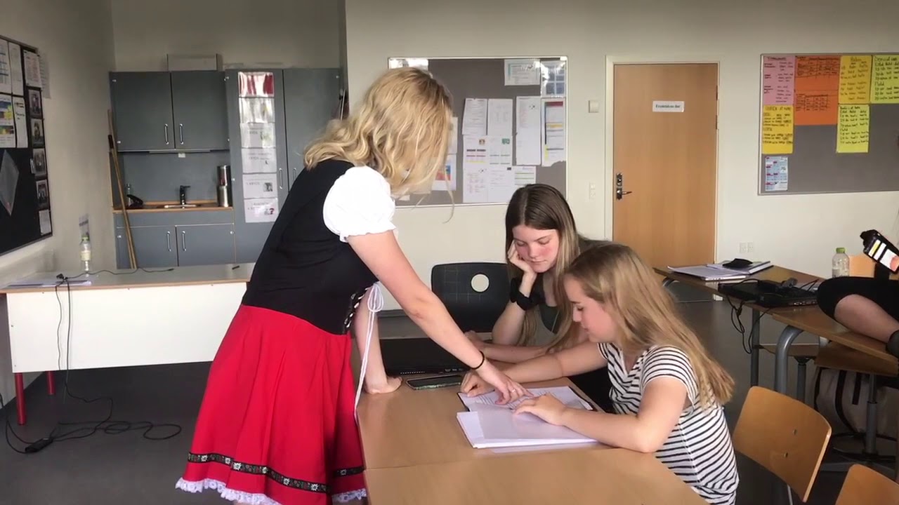 Parodier på lærerne, sidste skoledag