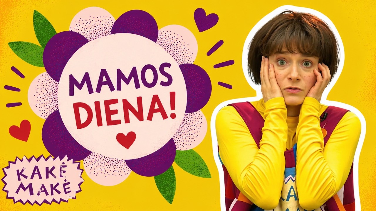Kakė Makė ruošiasi Mamos dienai. Ką pasakė Kakė Makė?
