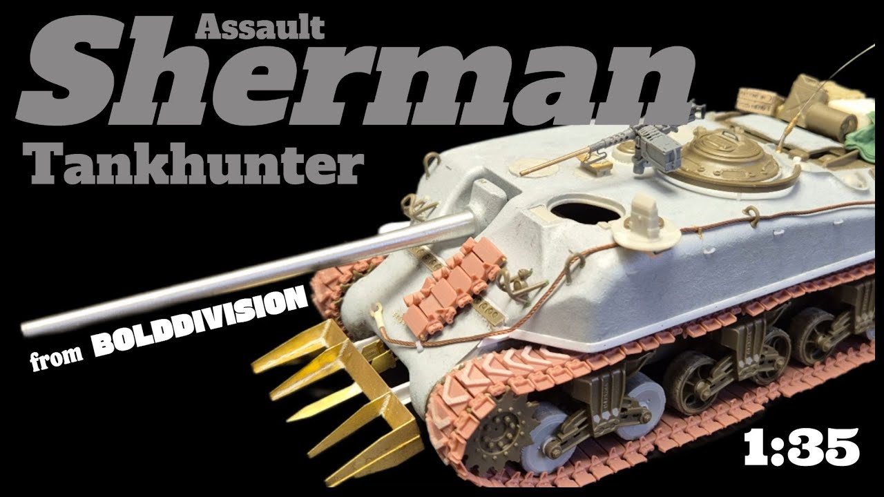 Tamiya Sherman - Tankhunter 1/35 from Bolddivision - Tank Model