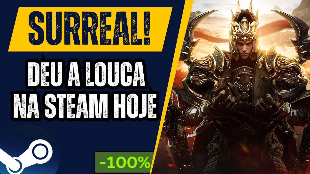 OPA! Promo&ccedil;&atilde;o com JOGOS MUITO BARATOS, jogos DE GRA&Ccedil;A na Steam e Epic Games e cupom de desconto!