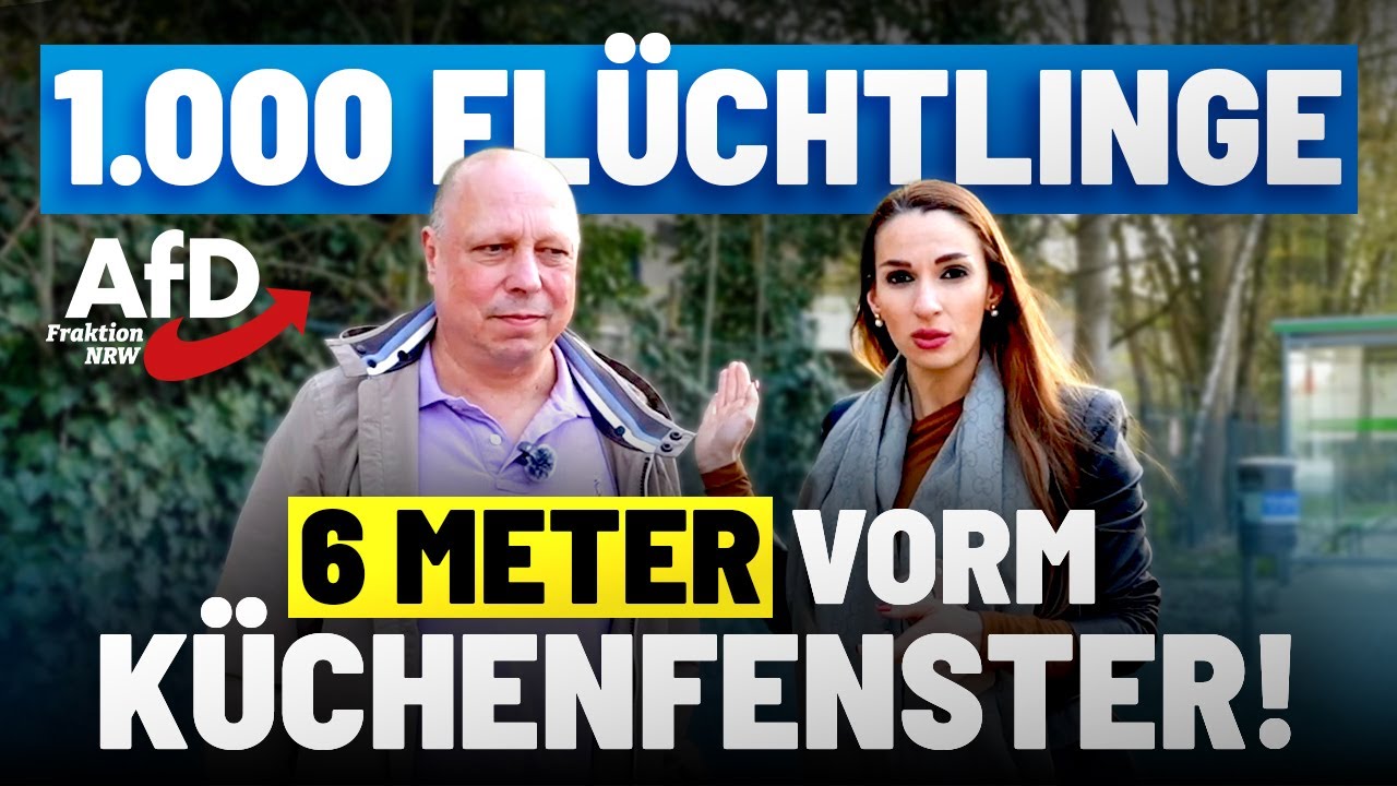 1.000 Fl&uuml;chtlinge, 6 Meter vorm K&uuml;chenfenster! &ndash; Enxhi Seli-Zacharias & Guido Gr&uuml;tzmacher (AfD)
