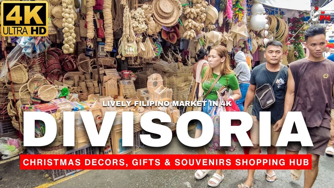 [4K] BUDGET CHRISTMAS Decors, Gifts & Souvenirs | Divisoria Saturday Street Market