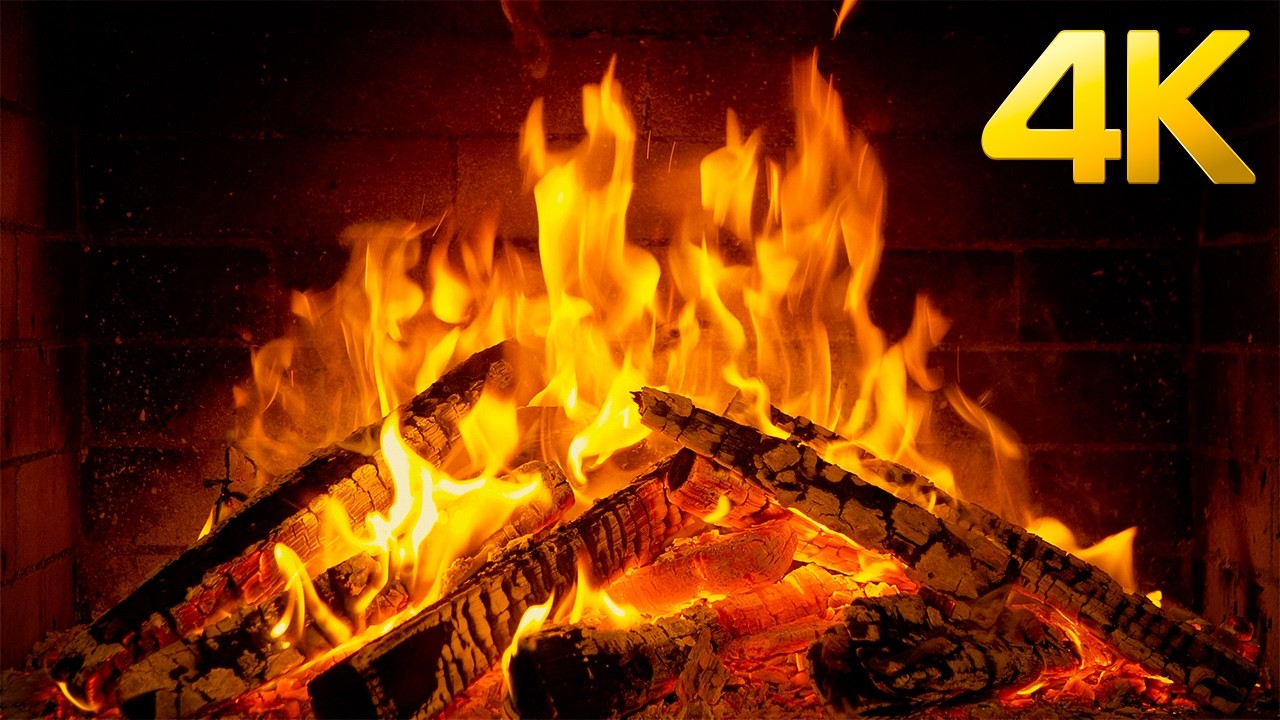 Elegant Jazz Fireplace Ambience | 12 Hours of Fire Sounds & Piano Music to Melt Your Stress Away