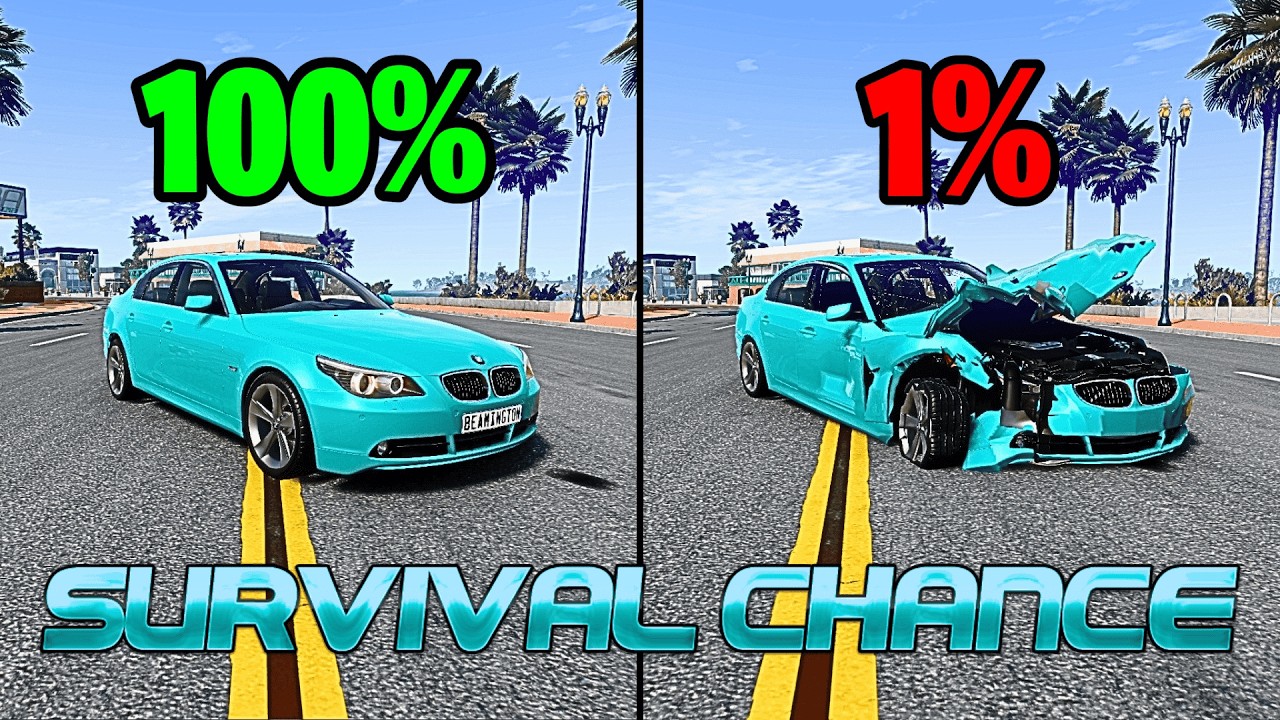 Realistic Survival Chance Crashes #244 | BeamNG.drive