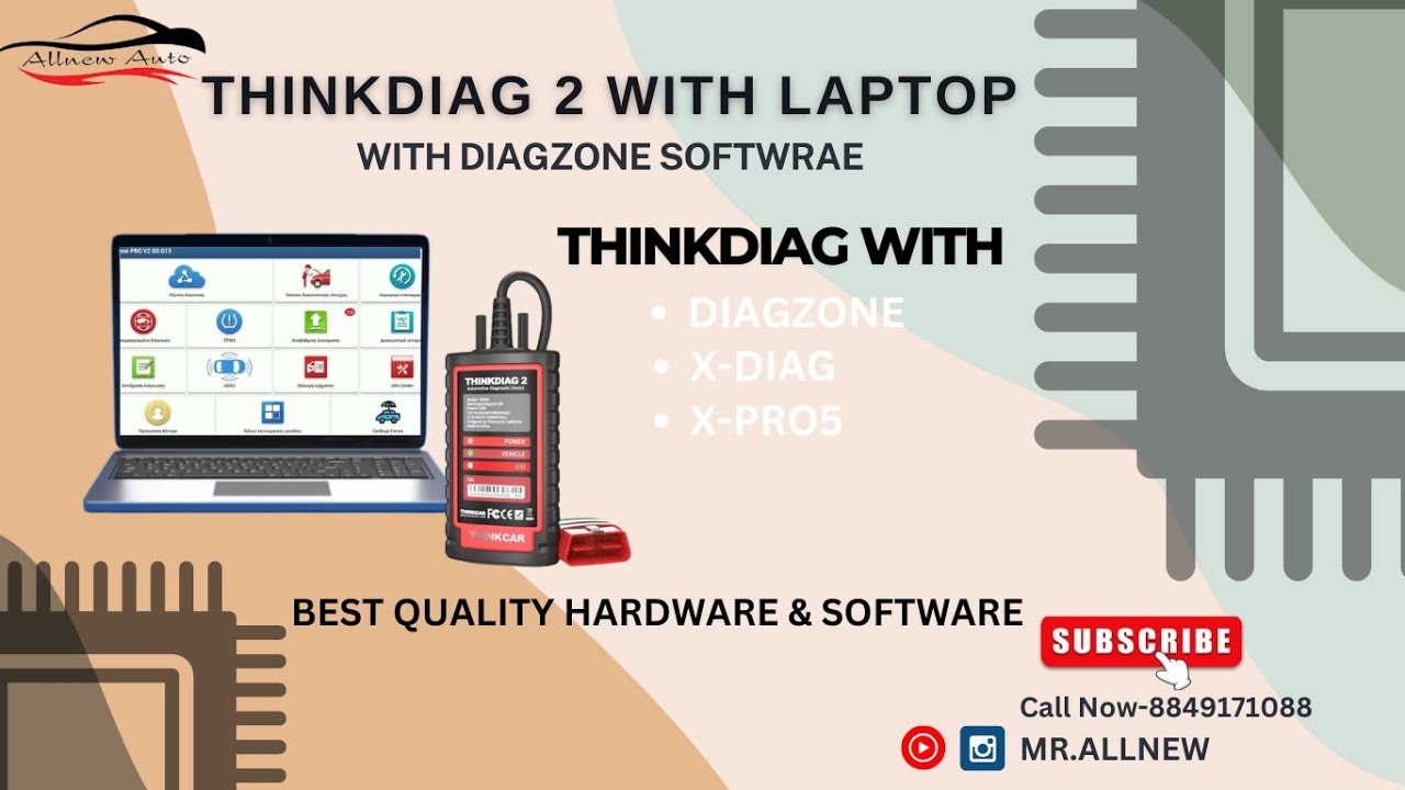 #BestQuality #Thinkdiag2 #DiagzoneSoftware #LaptopDiagnostic #Xpro5 #Xdiag #cardiagnostics