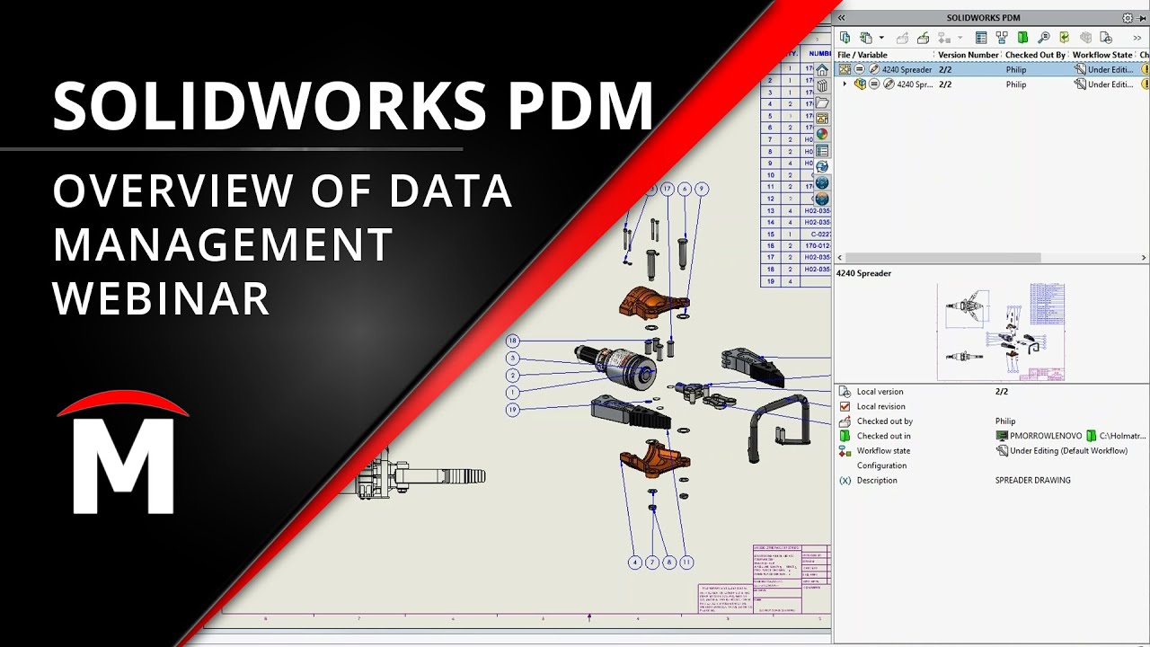 Обзор вебинара SOLIDWORKS PDM