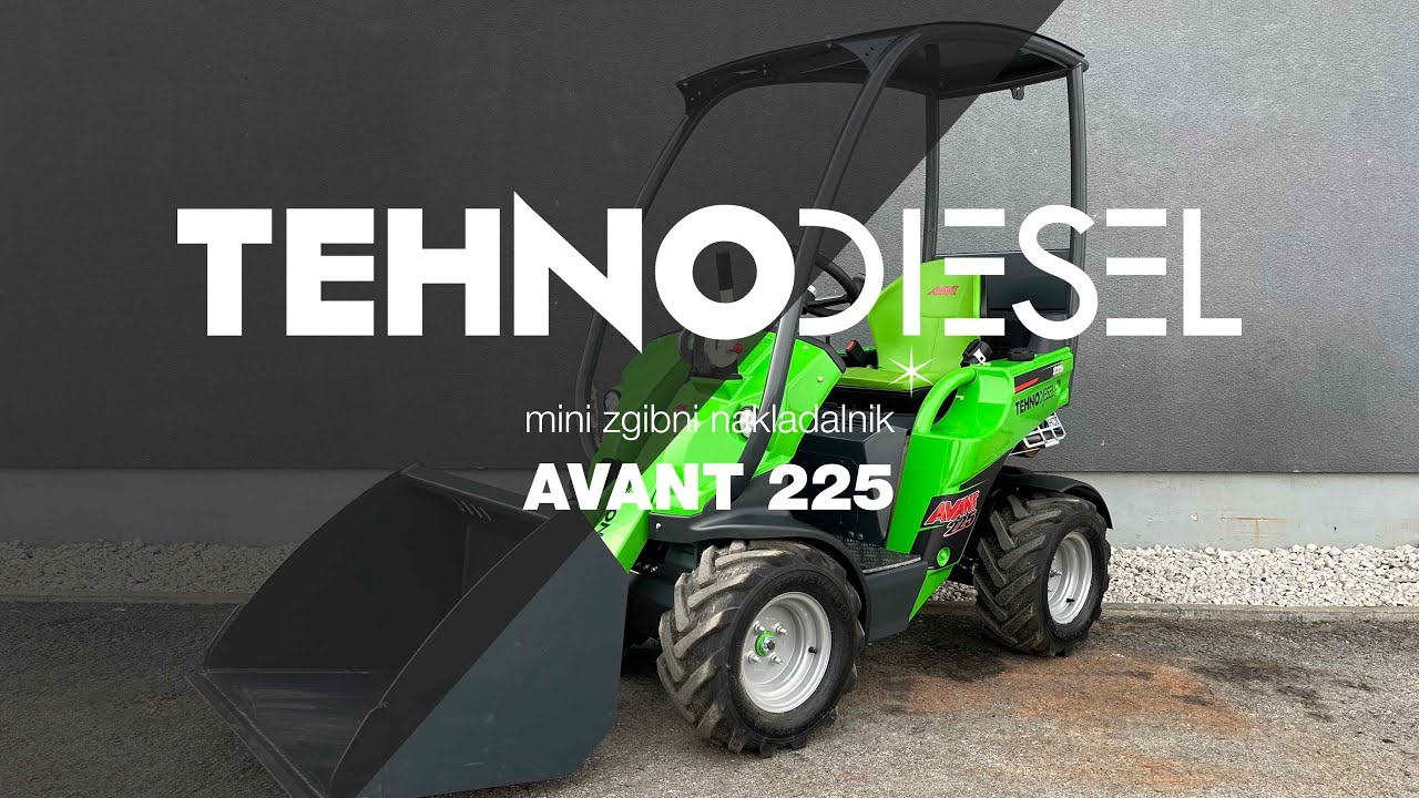 Mini-zgibni nakladalnik Avant 225