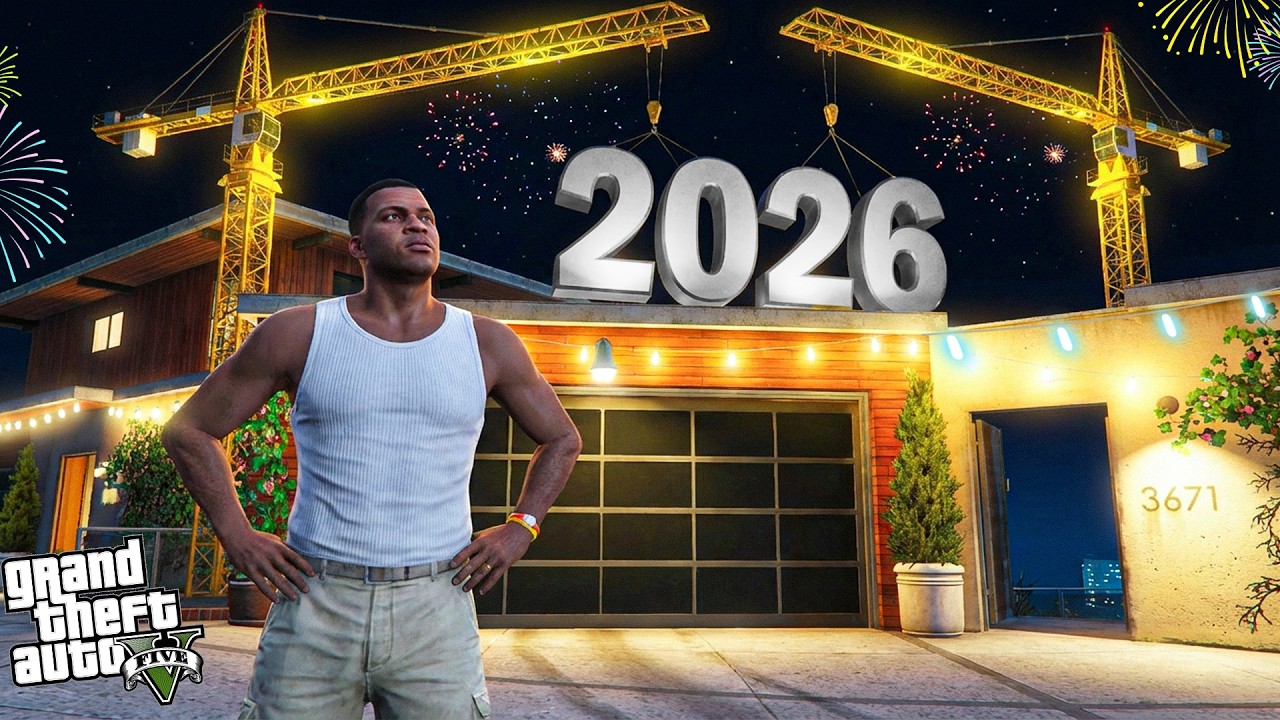 Franklin Celebrate New year 2026 In GTA 5 !