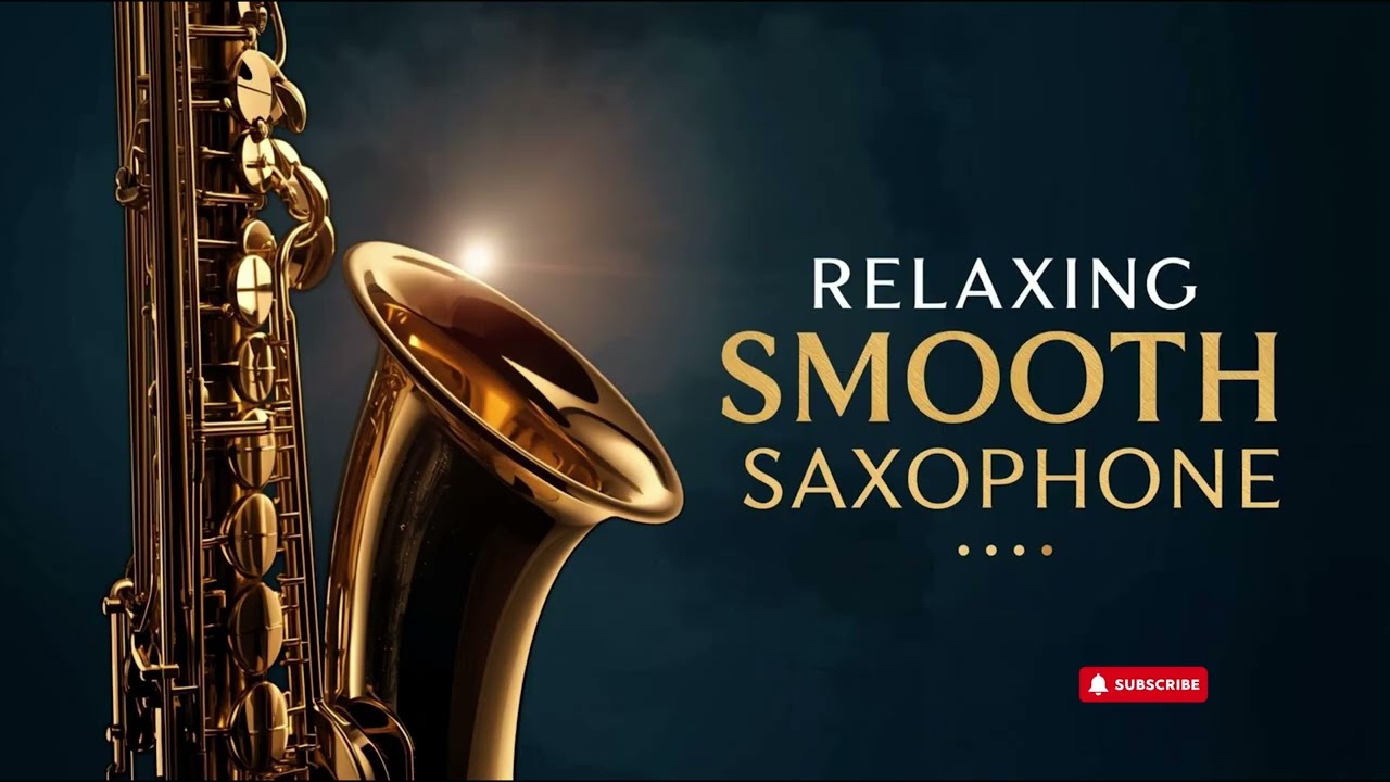 Smooth Jazz Saxophone🎷Midnight Soft Calm for Deep Relaxation & Night Peace – Full Instrumental Album