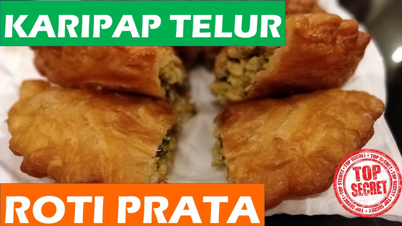 Karipap Roti Canai Telur - Roti Berlauk