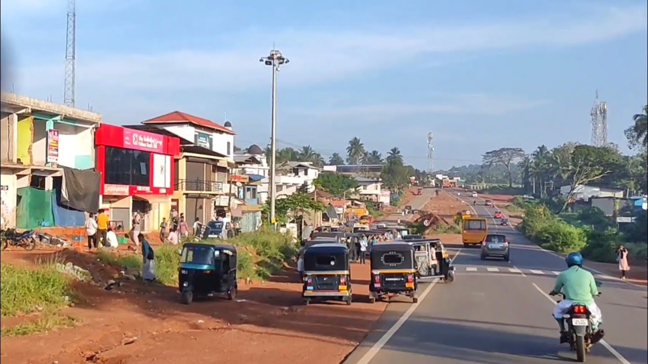 രണ്ടത്താണി//Randathani Town look//Malappuram District, Kerala
