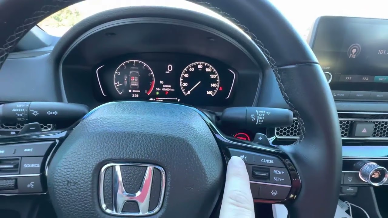 How to turn off adaptive cruise control on a 2022/2023 Honda civic