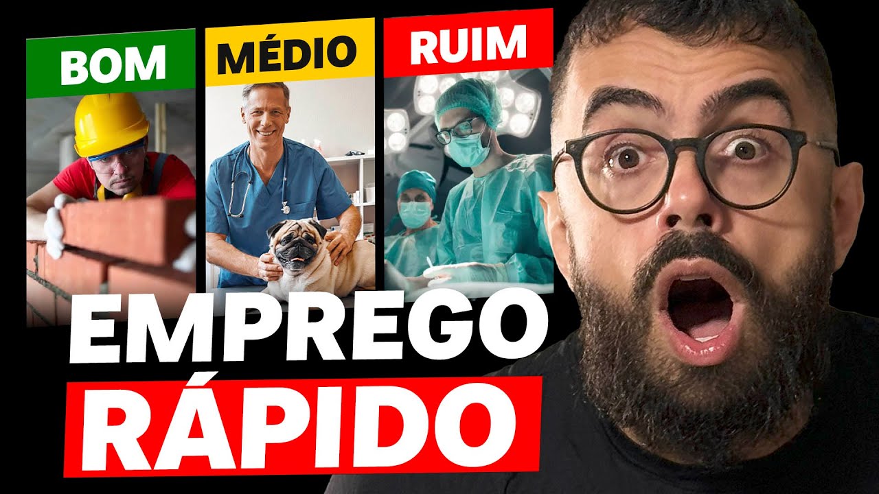 os MELHORES CURSOS de faculdade para CONSEGUIR UM EMPREGO em 2026