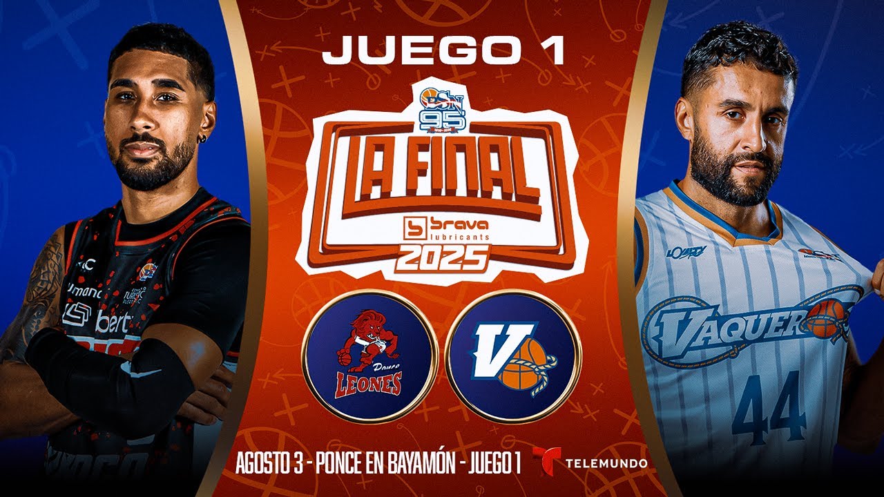 Leones de Ponce vs. Vaqueros de Bayamón - Juego #1 - La Final Brava 2025 - 8/03/25