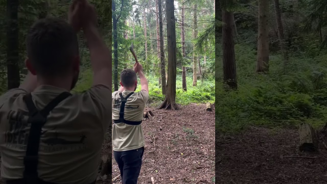 Short little video of the view I had with cheeky axe throw at the end 👌🏕️